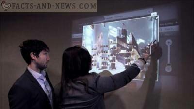 Microsoft introduced a system that turns any surface into a touchscreen